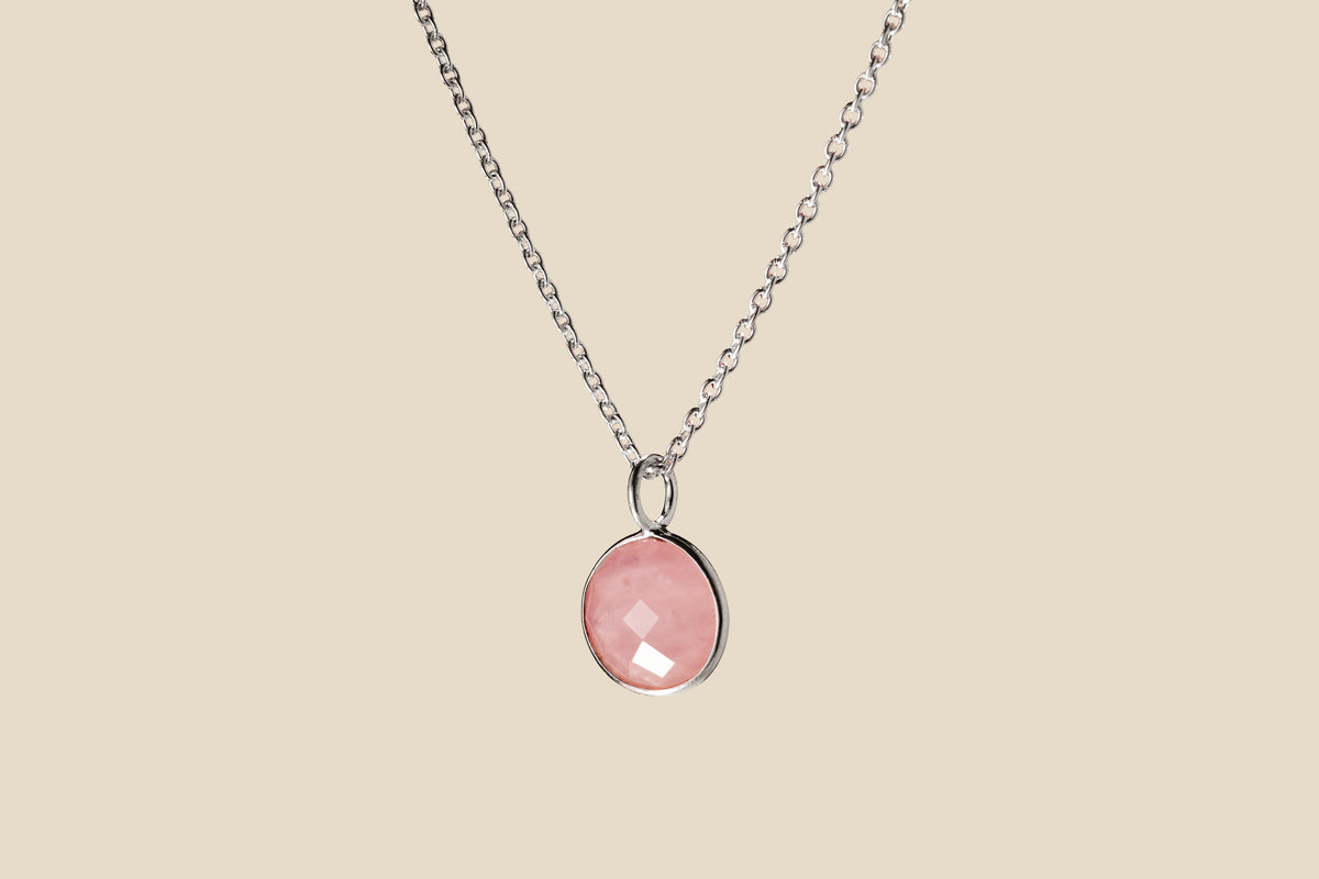 Rose Quartz – Silver